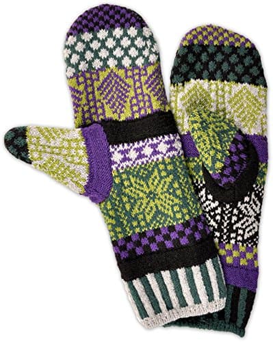 Solmate Brand USA Made Mismatched Fleece Lined Mittens for Men or Women