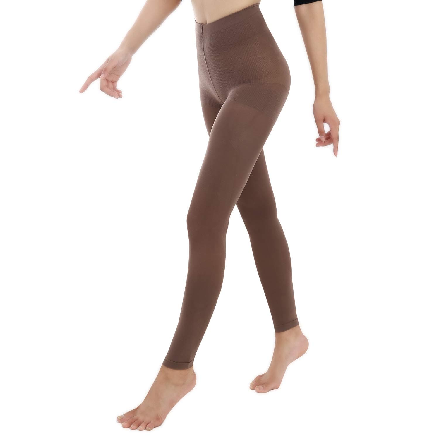 +MD Women's 8-15mmHg Graduated Compression Leggings Medical Quality Ladies Footless Support Tights