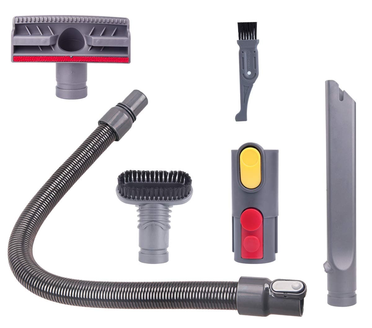 I clean Attachments for Dyson V10,V10 Absolute,V8,V8 Absolute,V6, V7, DC58,DC59, 5 Packs Replacement Handheld Vacuum Dyson Hose Parts