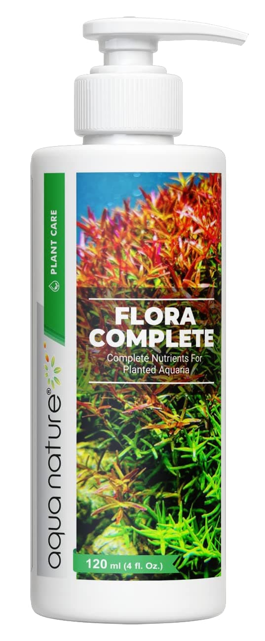 aqua nature Flora-Complete Plant Nutrient for Freshwater Planted Aquaria (120ml)