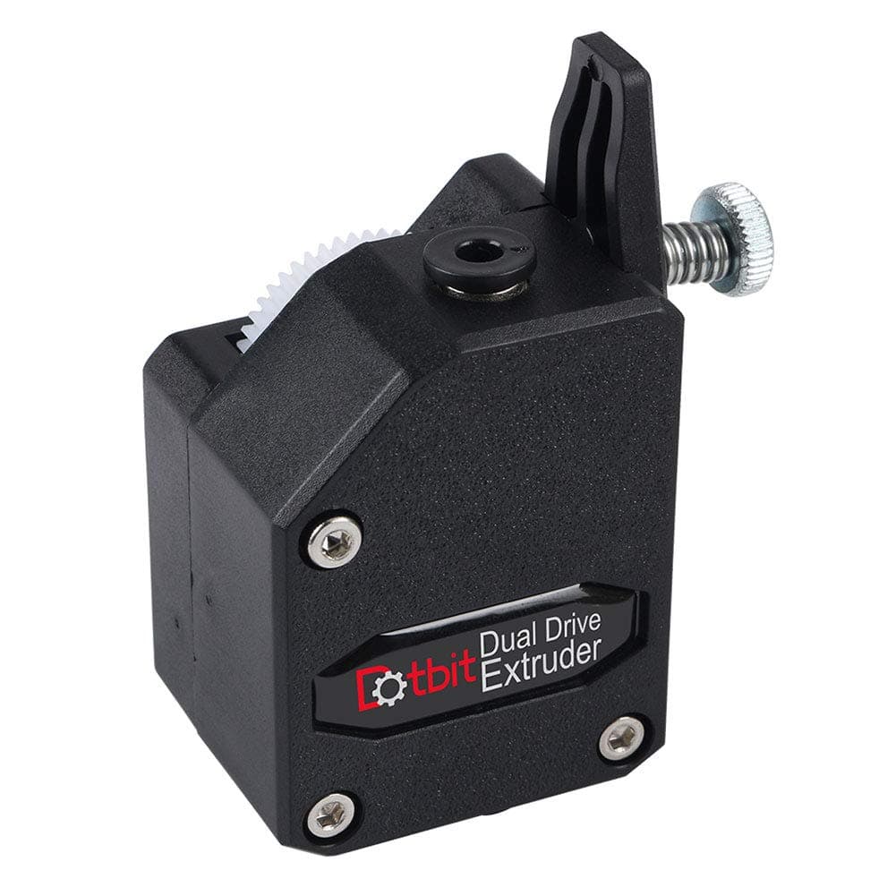 Bowden Extruder,3D Printer BMG Extruder Dual Drive Extruder Deceleration for Wanhao D9, for Creality CR-10, for Ender-3, for Anet E10(Black)