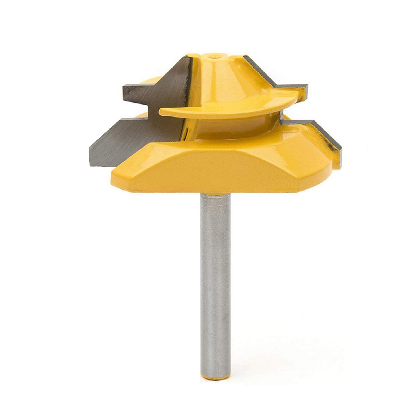 1/4 Inch Shank 45 Degree Lock Miter Router Bit 3/4 Inch Stock Joint Router Bit Woodworking Cutter Tool