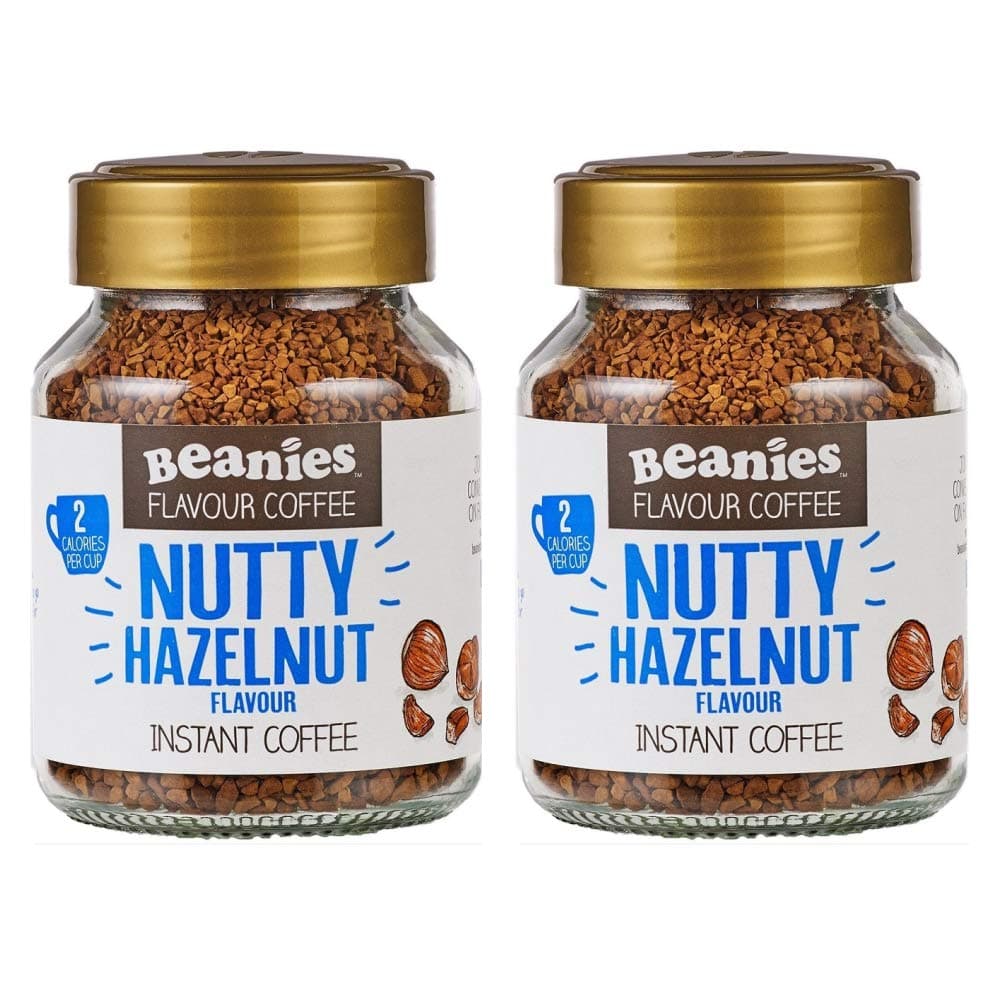 Beanies Nutty Hazelnut 2 x 50g Jars