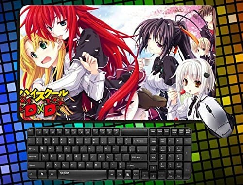 Rias Gremory,Issei Hyodo,Asia Argento,Akeno Himejima,Tsubaki Shinra,Sona Sitri Large Mouse Pad 60Cmx35Cm Anime Desk Pad Table Play Mat (07)