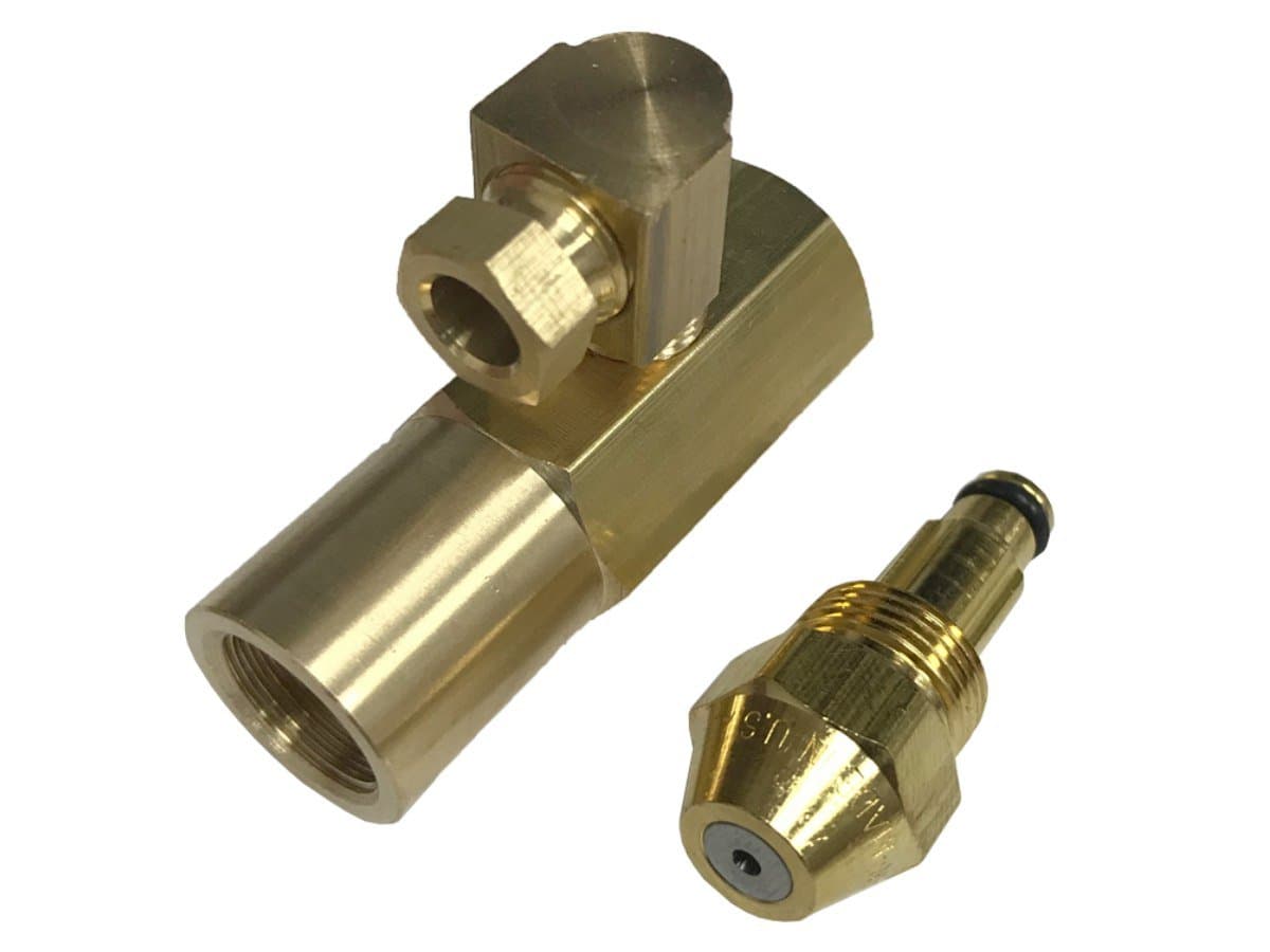 Delavan 30609-4 0.40 GPH Waste Oil Nozzle with EN4068 Brass Adapter. (EN4068 Substitute for Hago 60656, 030L4068)
