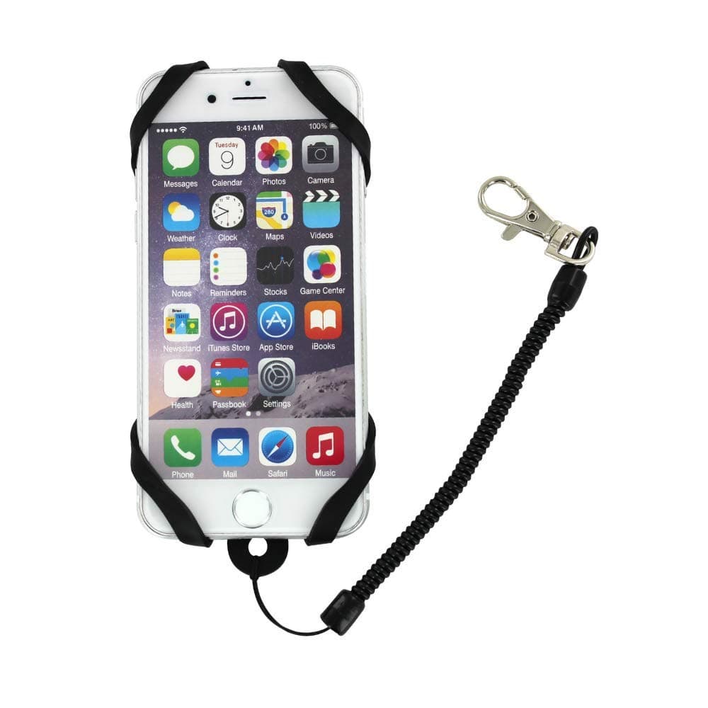 Wantalis LEASH UNIVERSAL Smartphone Holder and Neck Strap Black Unisex Adult, One Size