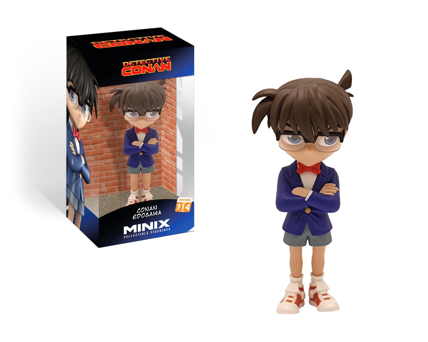 MINIX Bandai Detective Conan Model | Collectable Conan Edogawa Figure | Bandai Manga and Anime Toys Range