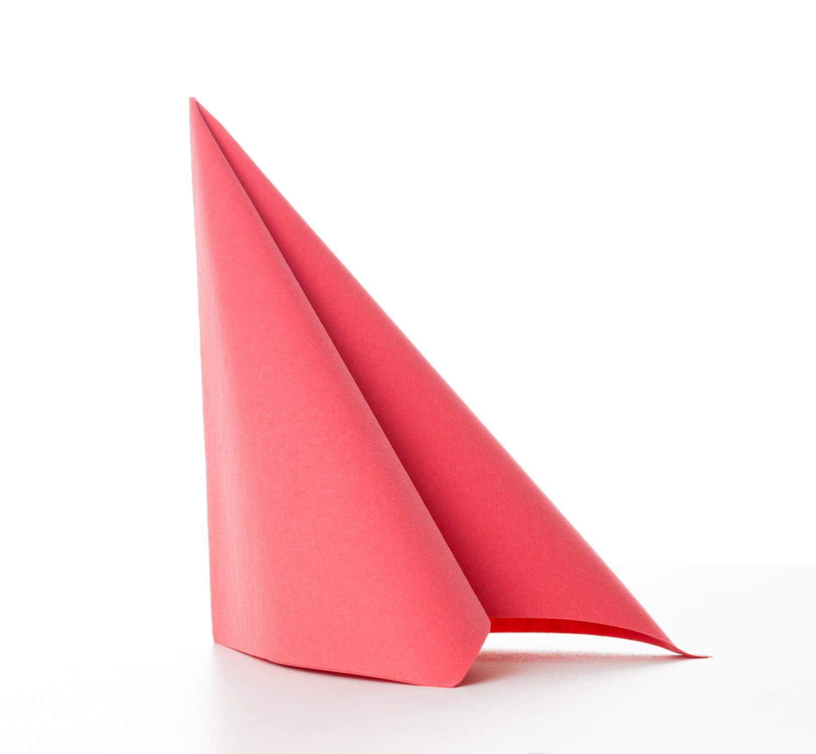 Pack of 50 PREMIUM AIRLAID NAPKINS 40X40 cm HIGH QUALITY FABRIC LOOK IN 23 COLOURS (CORAL PINK 654)