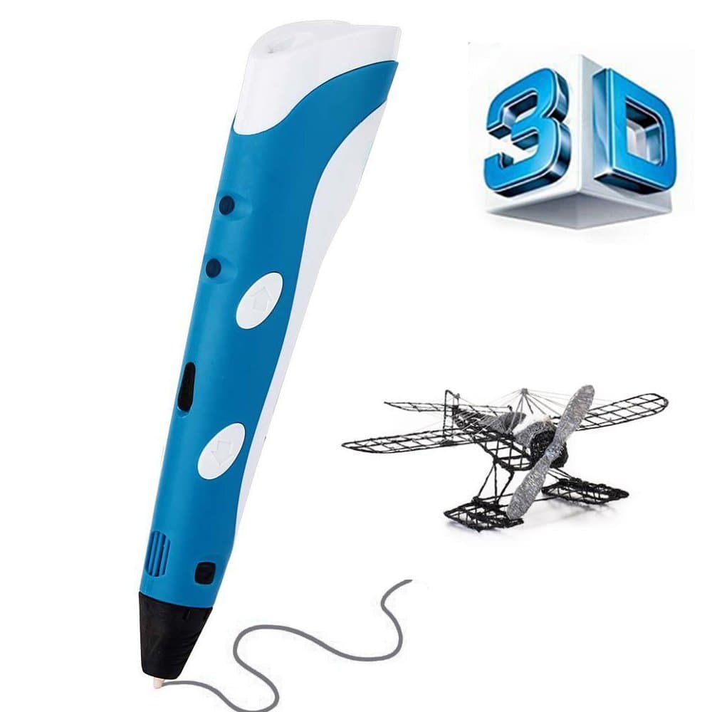 Penna Stampante 3D per Disegni Stereoscopici, opere D'arte, modelli tridimensionali XeYOU Blu