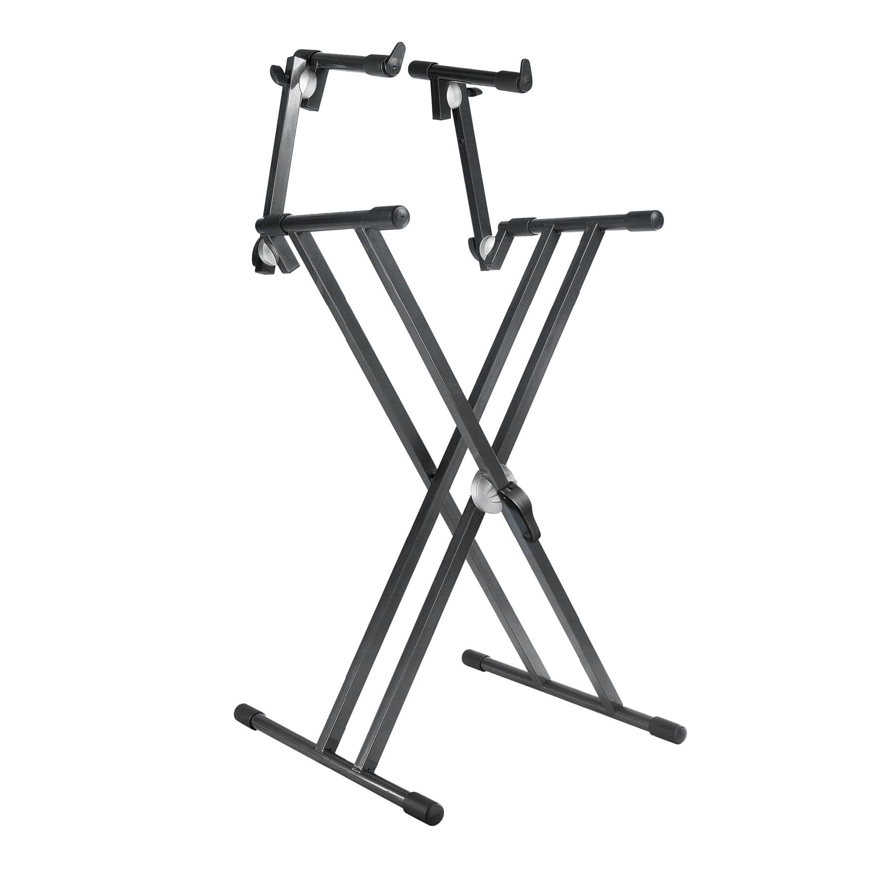 PROEL STAGE “SNAP LOCK” adjustment system two-tier keyboard stand, double frame design