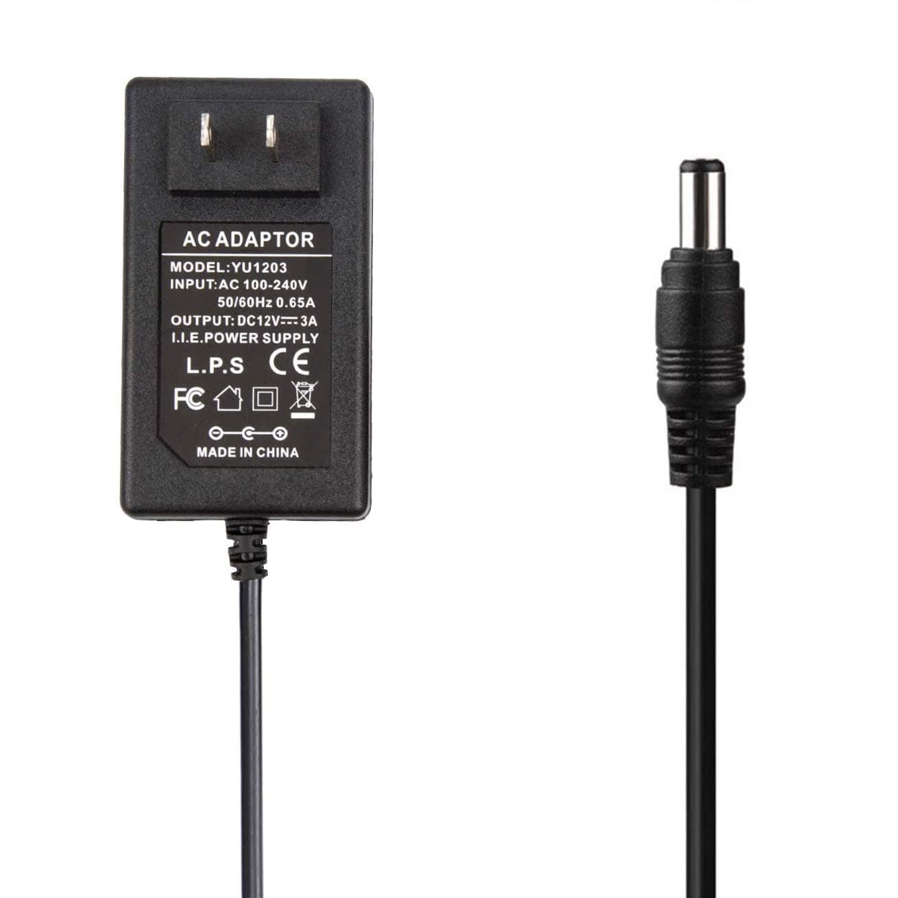 COOLM AC DC 12V Power Supply Adapter Charger for Lorex BX1202500 BX 1202500 LHV210800 Juniper Networks EADP-30FB MA-PWR-30W-US AUDIOVOX TESA2-1202500, Wireless-AC and Wireless-N Access Points wac510