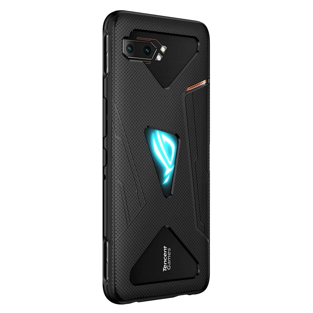 Case for Asus ROG Phone 2, TPU Flexible Material Ultra-thin Cover, Anti-Fingerprint Slim Fit Phone Case [Wear Resistant] [Slip-Resistant] - Black