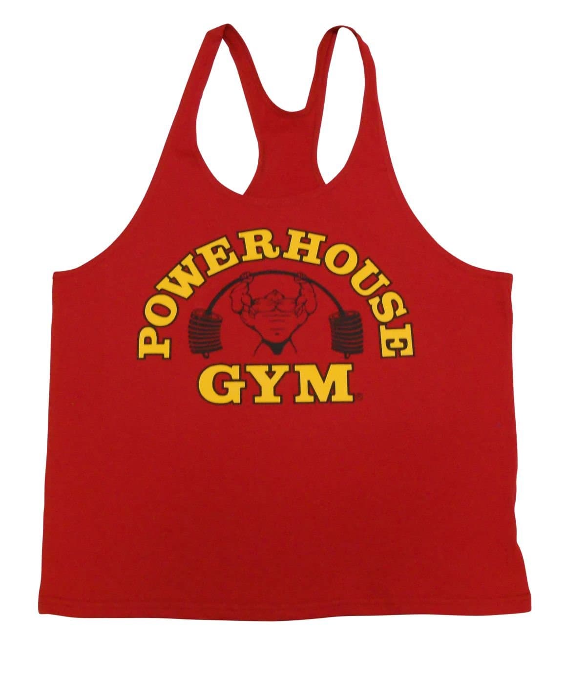 Powerhouse Gym Y-Back Tank Top-Red-M