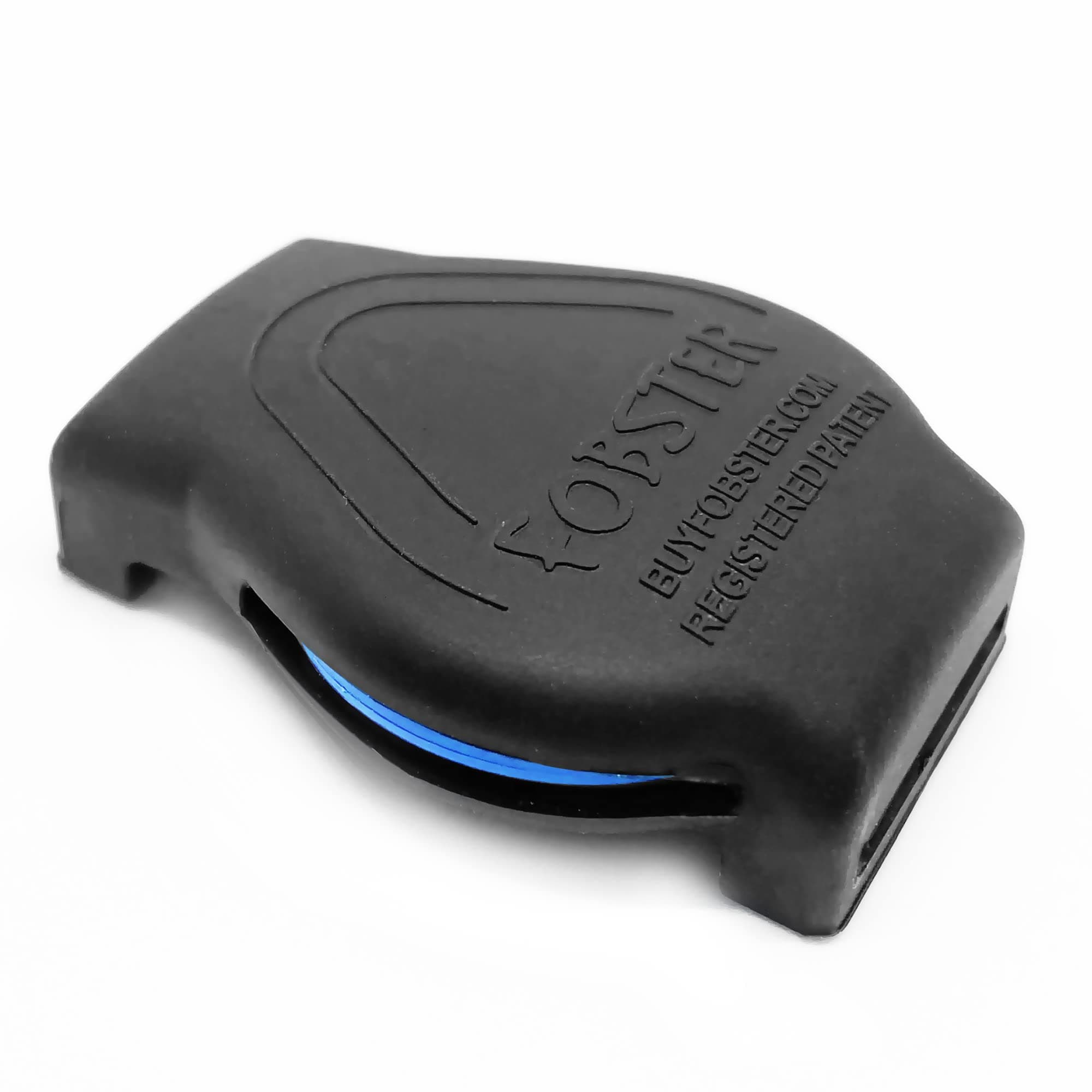 Fobster Pocket - Key Fob Bracelet HID RFID Key Fob Wristband Fob Holder Wristlet Keychain Patented, Black, One Size