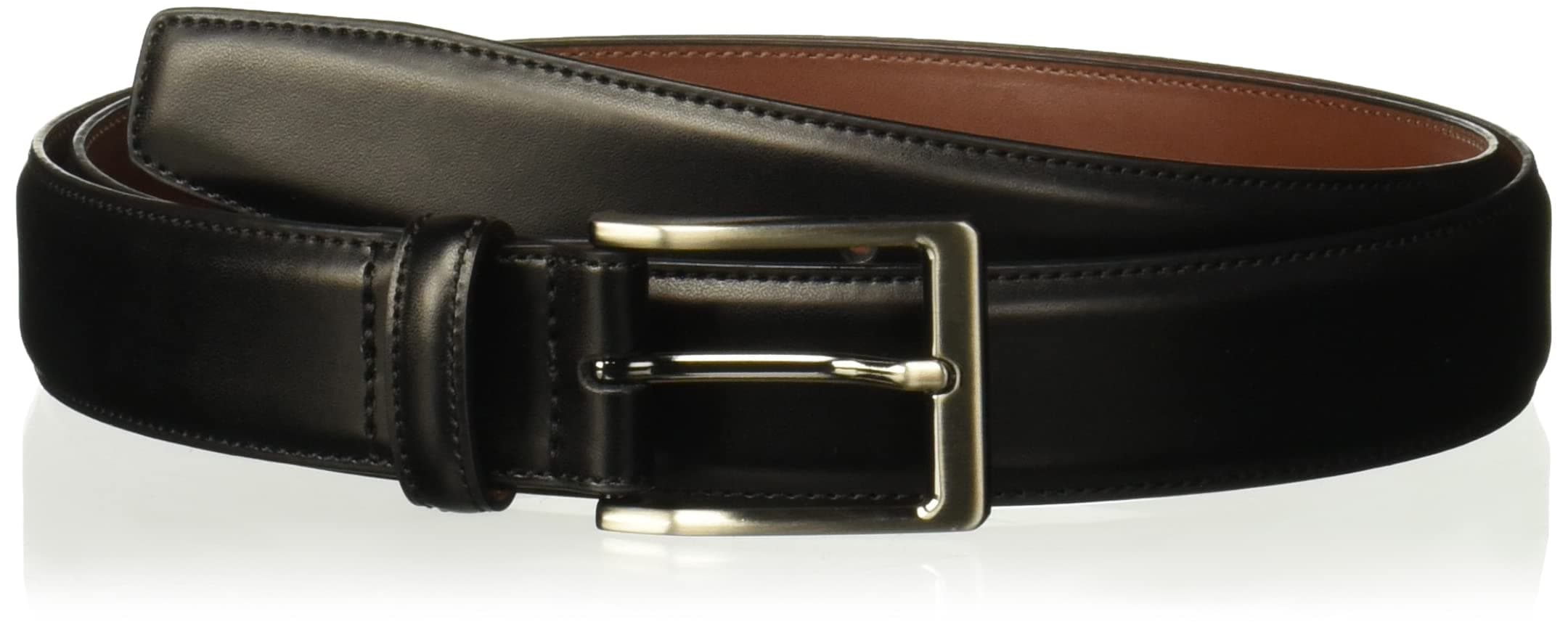 mens Portfolio Amigo Leather 1.25" Width Dress Belt (Available in Big & Tall)