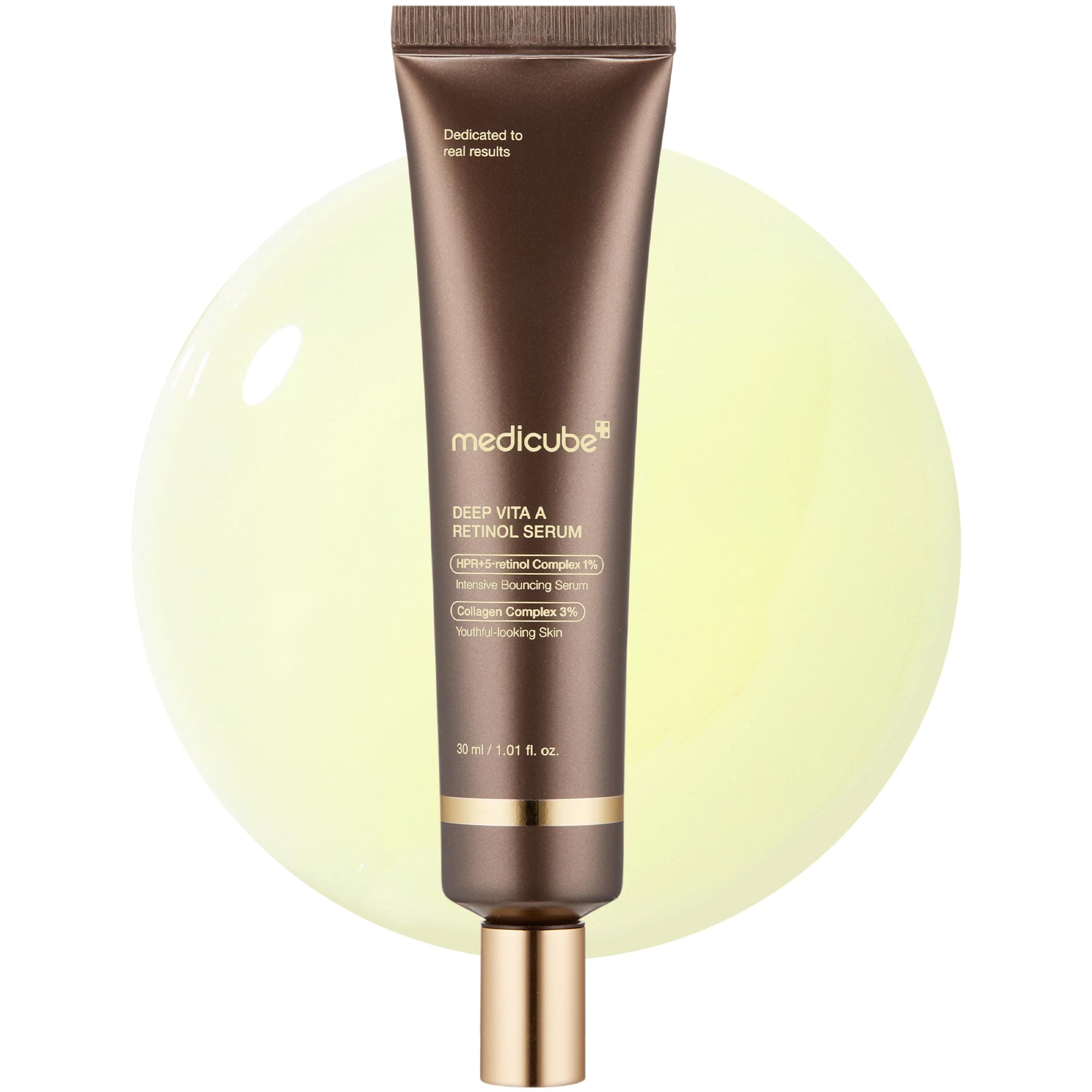 Deep Reviving Bakuchiol Retinol Facial Serum - Anti-Aging 4th Gen Retinol & Bakuchiol - Targets Fine Lines, Uneven Skin Tone, Blemish Scars - Korean Skin Care, Low Irritant, 1.01 fl oz