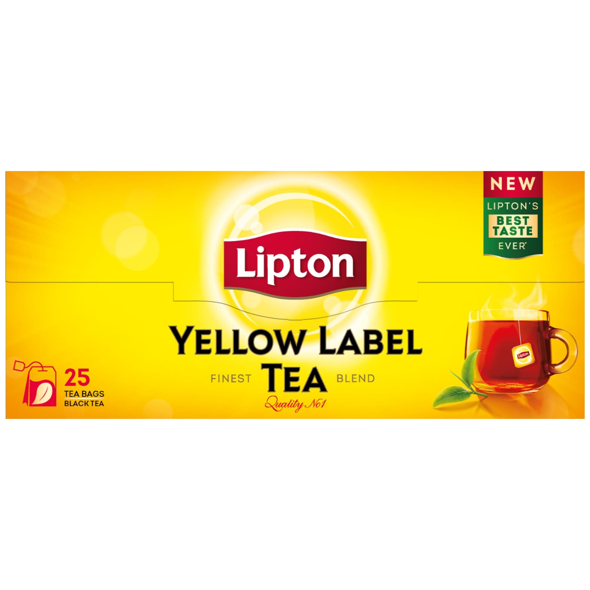 Yellow Label Black Tea, 25 Teabags