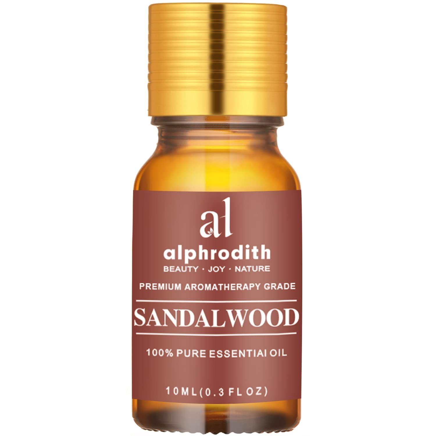 Premium Aromatherapy Indian Sandalwood Essential Oil 100% Organic Pure Undiluted Therapeutic Grade Scented Oils - 10ml for Diffuser, Relaxation, Skin Therapy & More (Indian Sandalwood, 10ml)