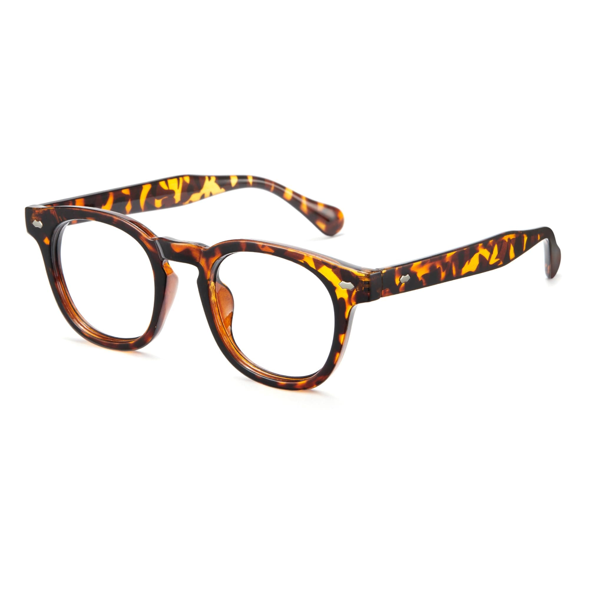 CyxusThick Frame Computer Glasses Blue Light Glasses for Men Women Reduce Eye Strain UV Blocking for Computer Screen 8155