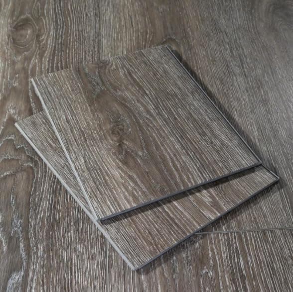 12” Cut Sample Luxury Vinyl Plank Flooring | DIY Click Installation, 40 Mil Wear Layer, Waterproof and Scratch Resistant LVP | Ashford Signature