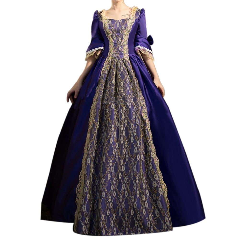 18th Century Themed Europea Gown Gothic Victorian Dresses Masquerade Carnivale Gown Medieval Historical Costume