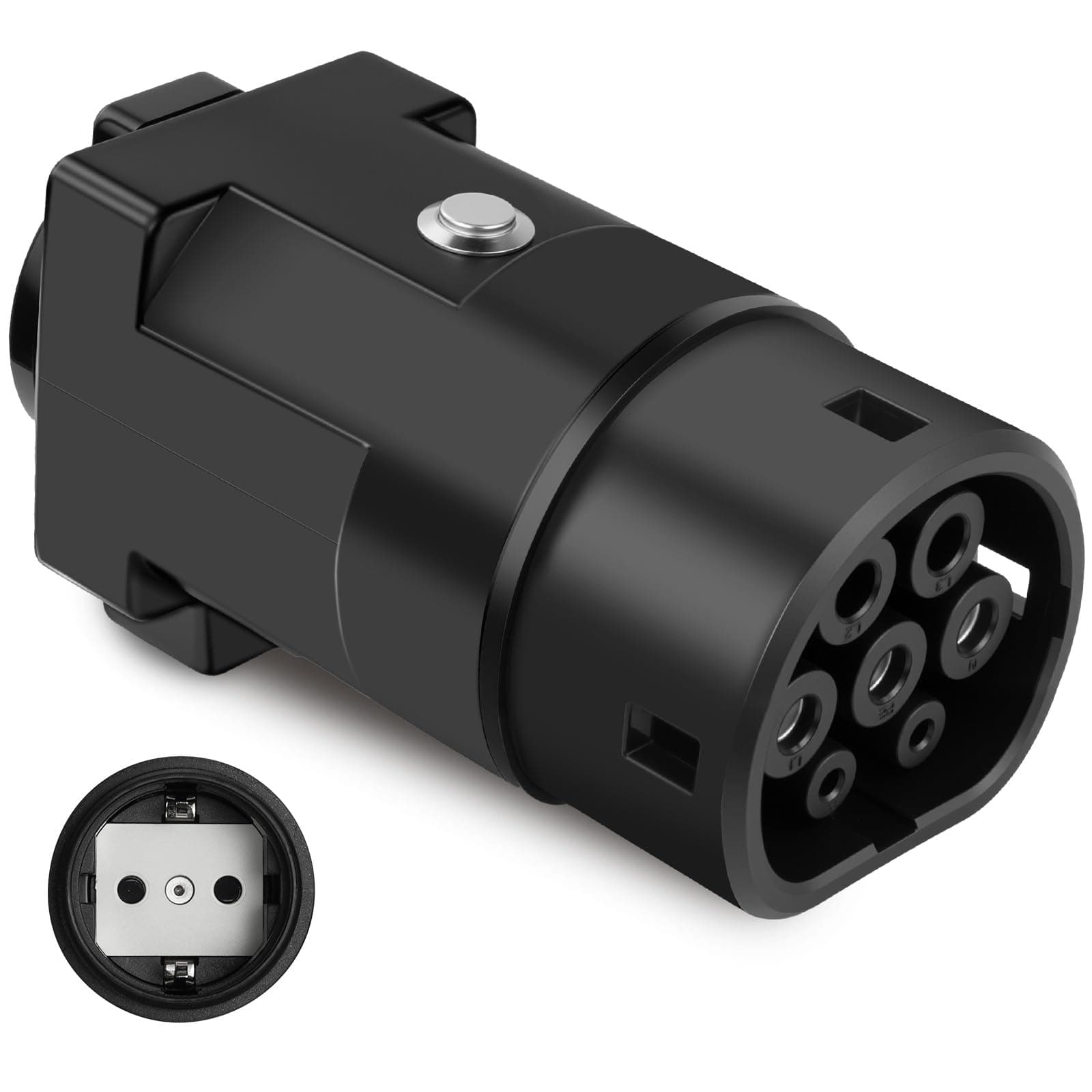 V2L Adapter Compatible with Kia IONIQ 5/IONIQ 6, Vehicle Charging Adapter to 16A 220V, Type 2 Exhaust, Fit Kia IONIQ Car Connector