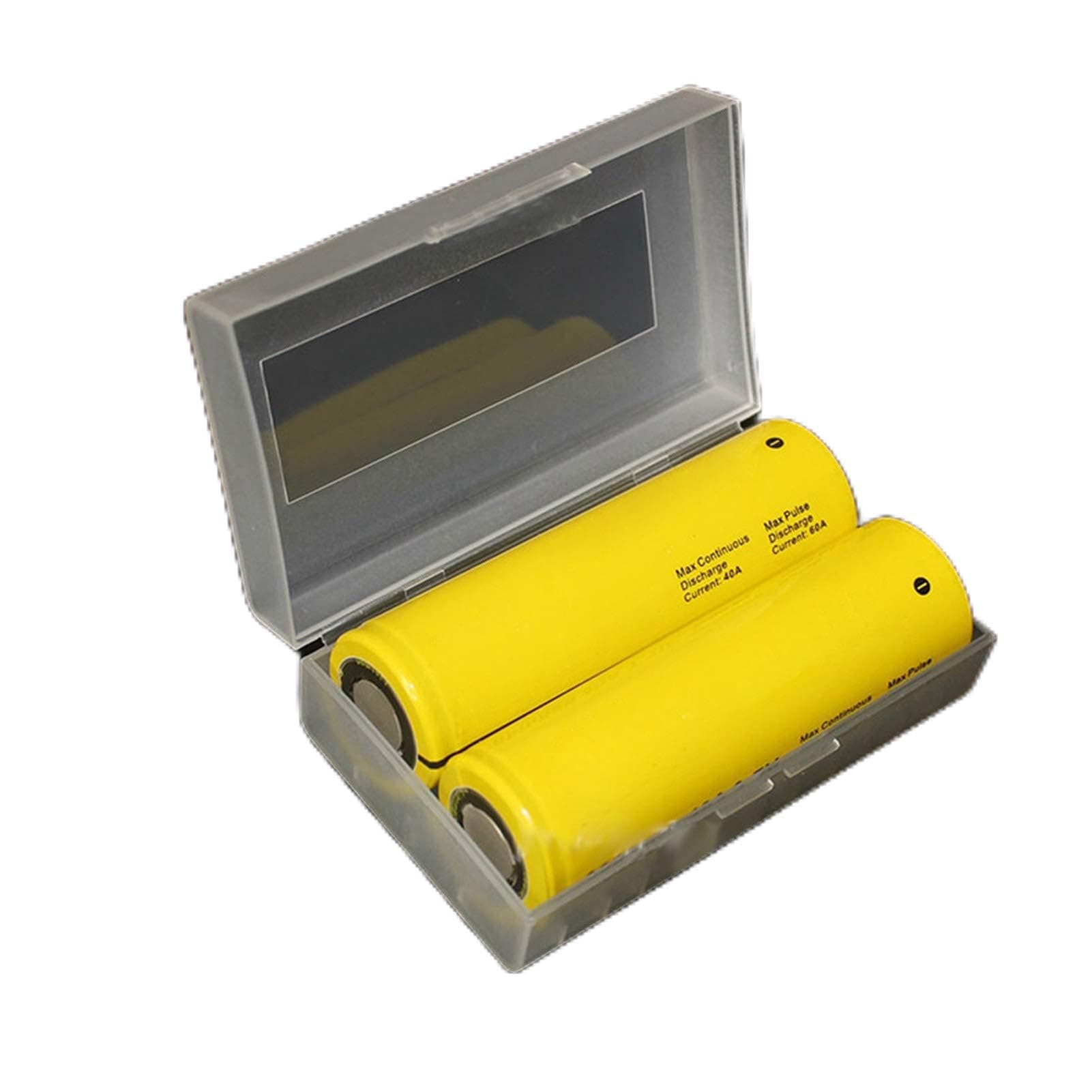 20700 Battery Case 21700 Battery 2Pcs 2 * 20700 21700 Battery Box Container Nonwaterproof Battery Storage Box