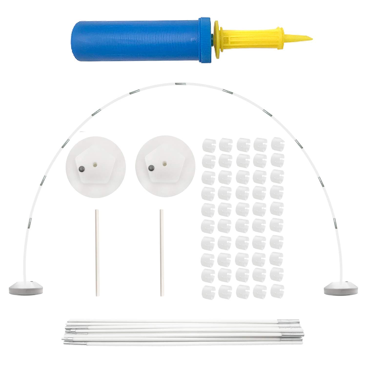Balloon Arch Kit - Balloon Column Base and Pole Balloon Arch with Bases for Birthday Party Supplies Garden Decorations or Wedding(9.5FT Tall & 17FT Wide)