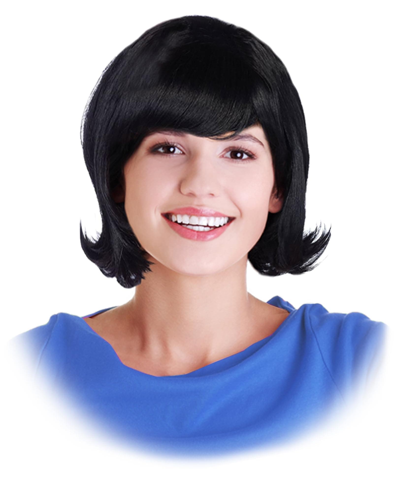 Costume Adventure Jackie Kennedy Wig Jackie Wig Betty Rubble Wig Linda Wig Black