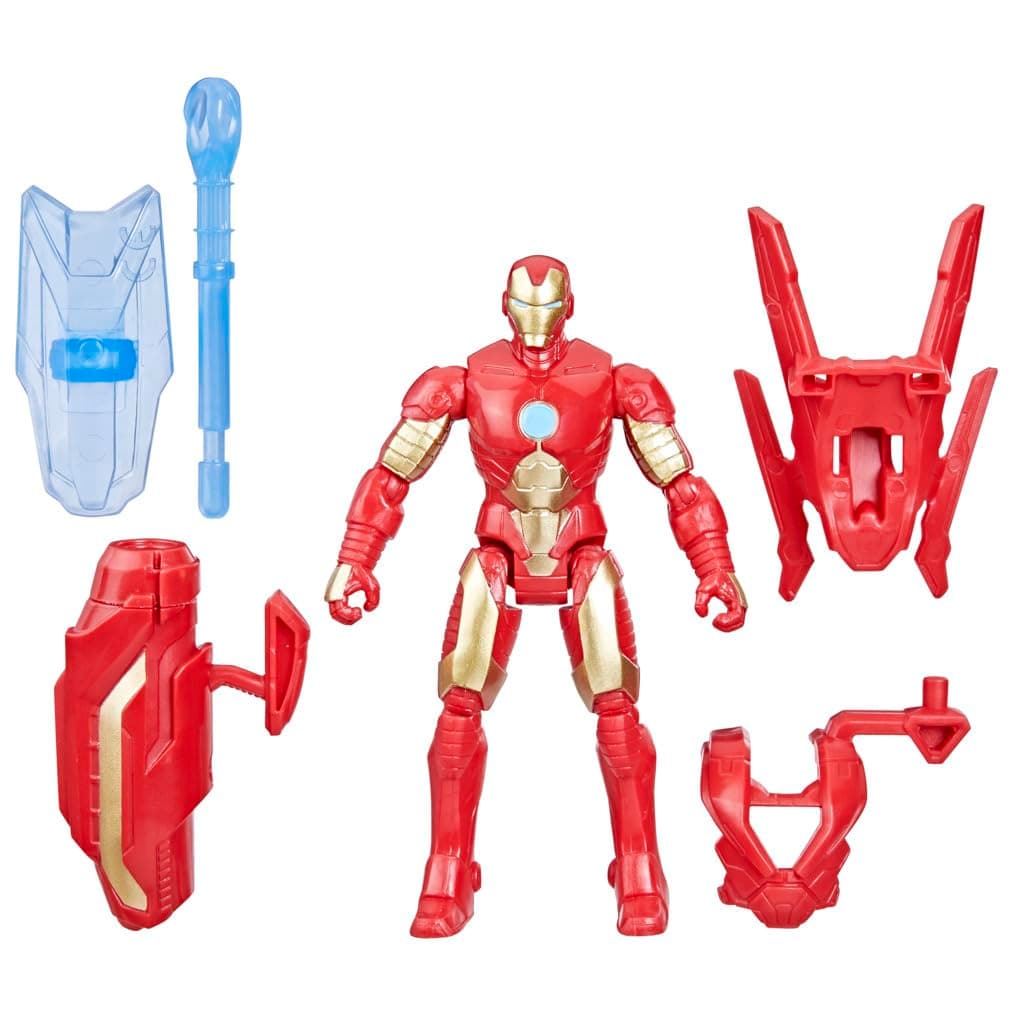 Marvel Epic Hero Series Battle Gear Iron Man Action Figure, 4-Inch, Avengers Super Hero Toys for Kids Ages 4 and Up