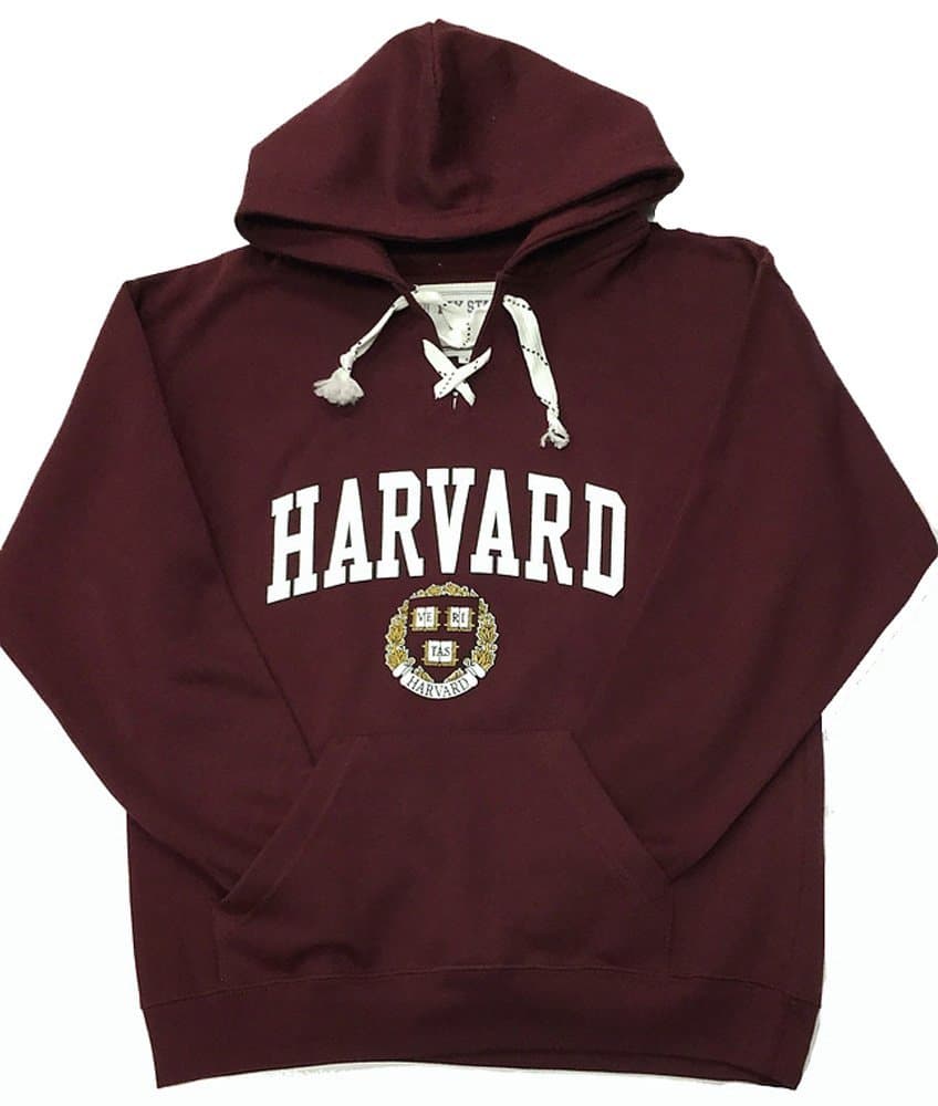 Harvard Hoodie Hockey Style (XX-Large, Crimson)