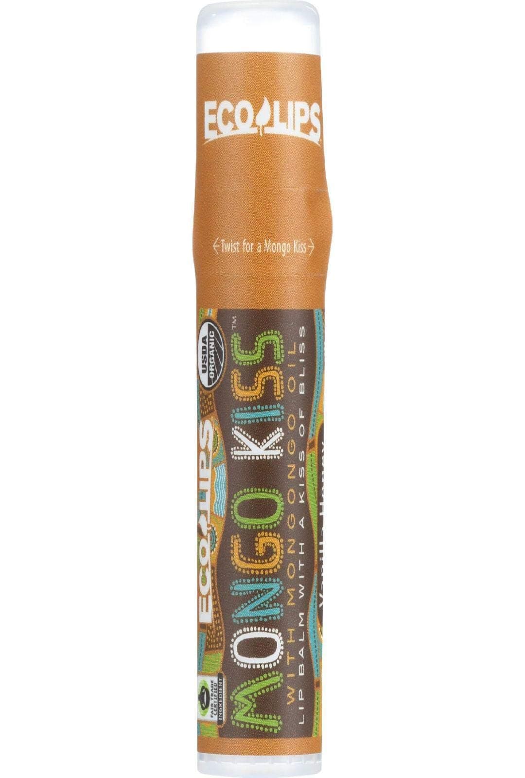 Organic Mongo Kiss Vanilla Honey Lip Balm, 0.25 OZ