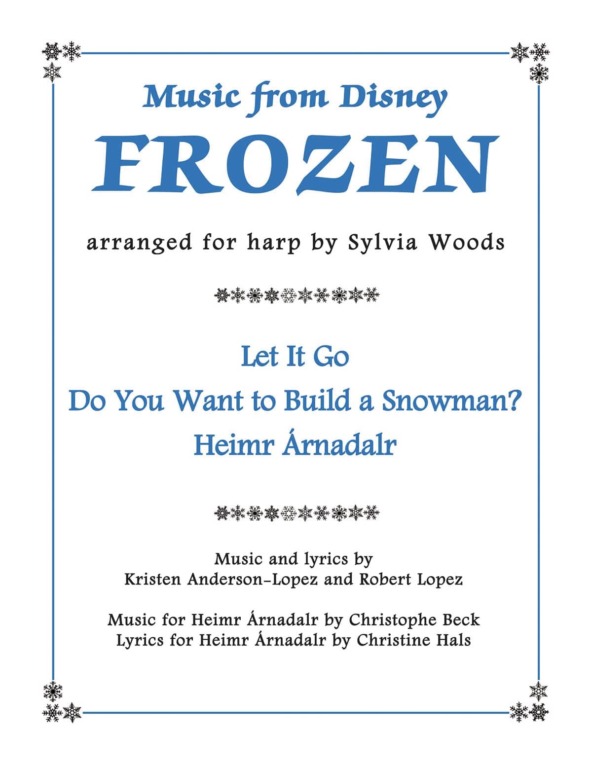 Music from Disney's Frozen for Harp