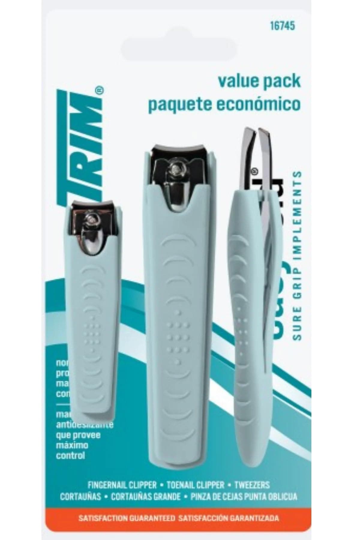 Trim Toenail Clipper + Fingernail Clipper + Slant Tip