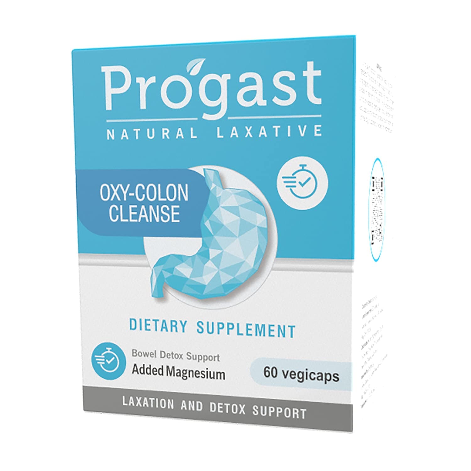 Progast - Oxy-Colon Cleanse Supplement | Relieves Chronic Constipation | 6 Week Supply | Reduces Pain, Cramps & Bloating | Natural Laxative