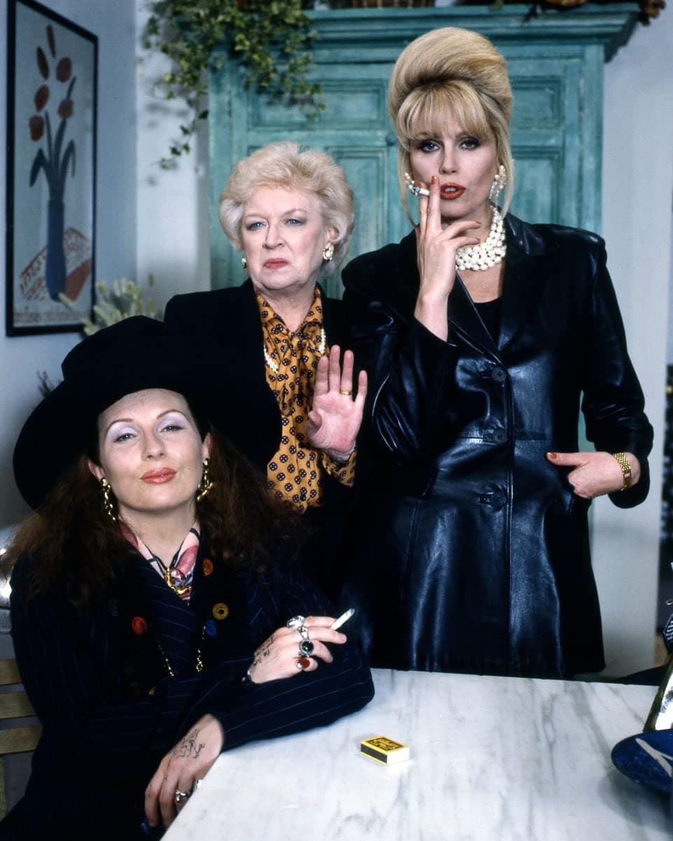 Absolutely Fabulous (TV) Jennifer Saunders, June Whitfield, Joanna Lumley 10x8 Photo