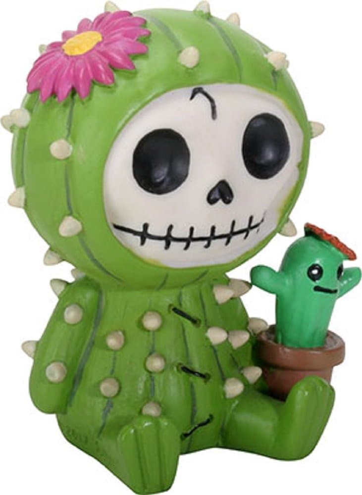 YTC Summit International Furrybones Prickle Skeleton Dressed in Cactus Costume Halloween Figurine New