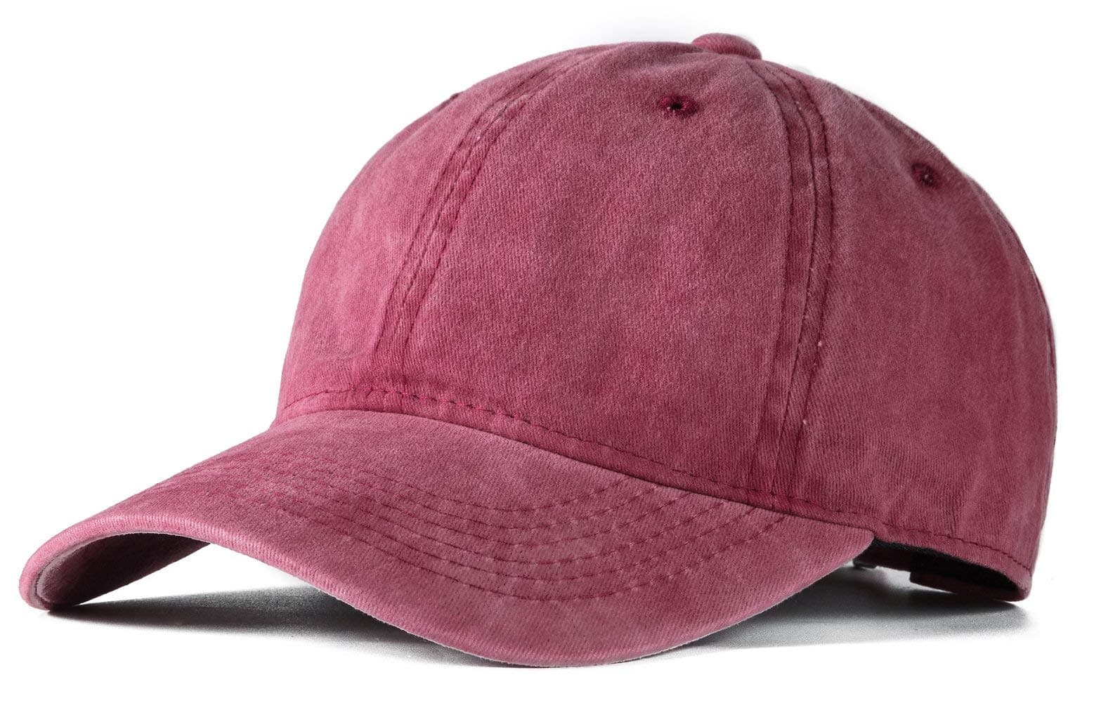 RyuLifeStyle Men Women Plain Cotton Adjustable Washed Twill Low Profile Baseball Cap Hat