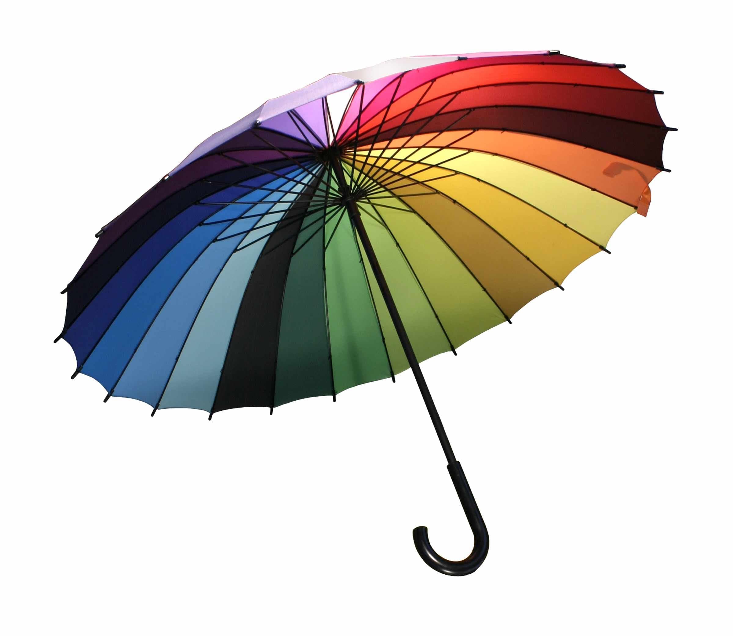 Streamline ImaginedStreamline Imagined Rainbow Color Wheel Umbrella