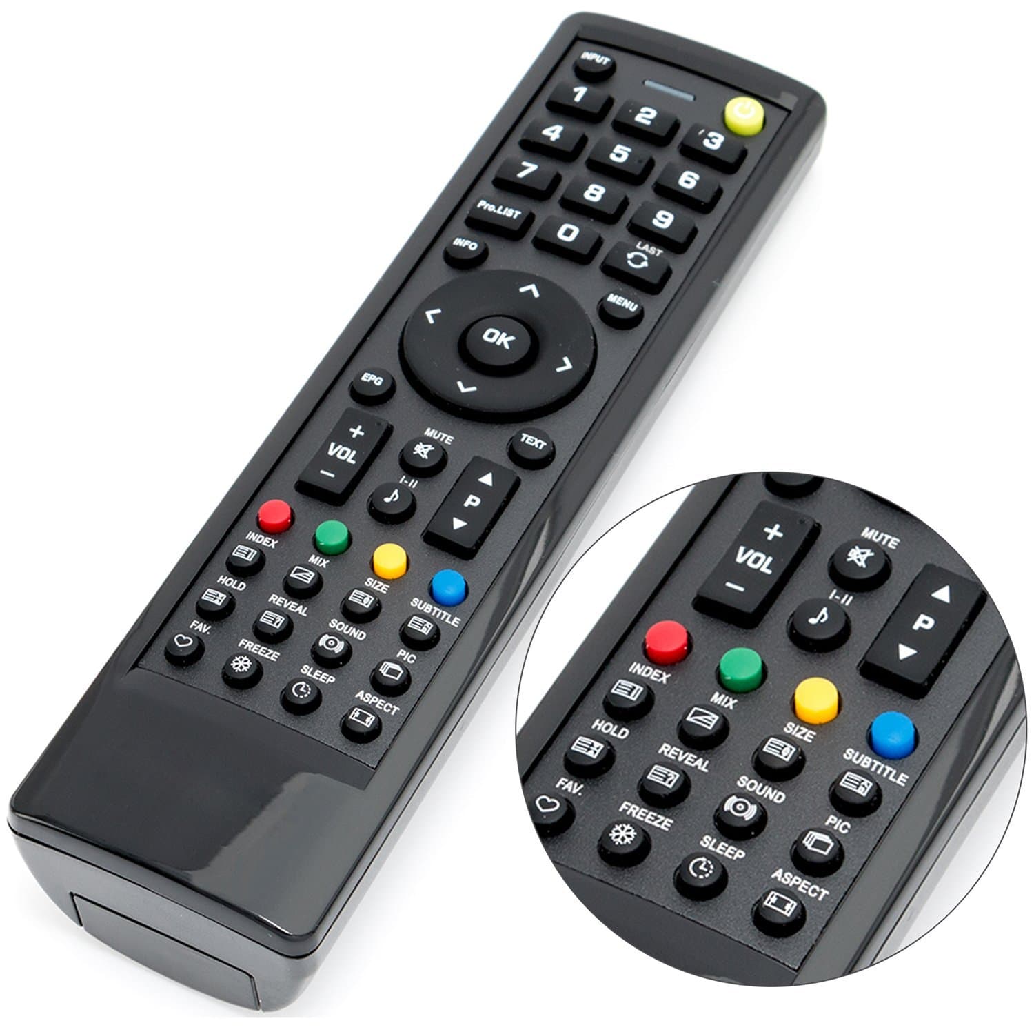 Universal Remote Control Fit for Hannspree TV HSG1113 HSG1139 HSG1116 HSG1076 SJ28DMBB HSG1142 HSG1117 HSG1074