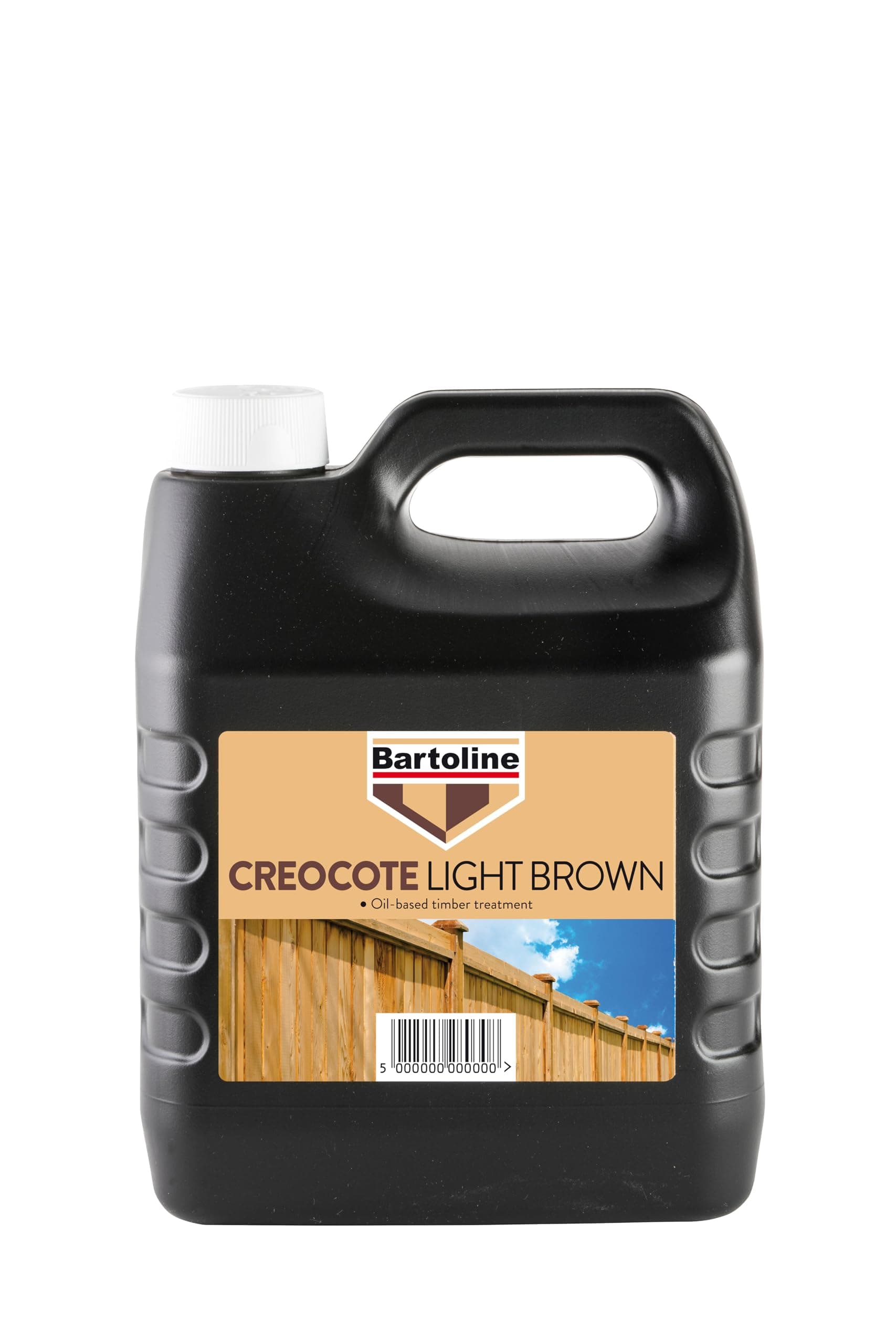 Bartoline Creocote Oil-Based Timber Treatment for Garden Sheds, Fences & Trellis 4 l – Wood Protection & Weatherproofing
