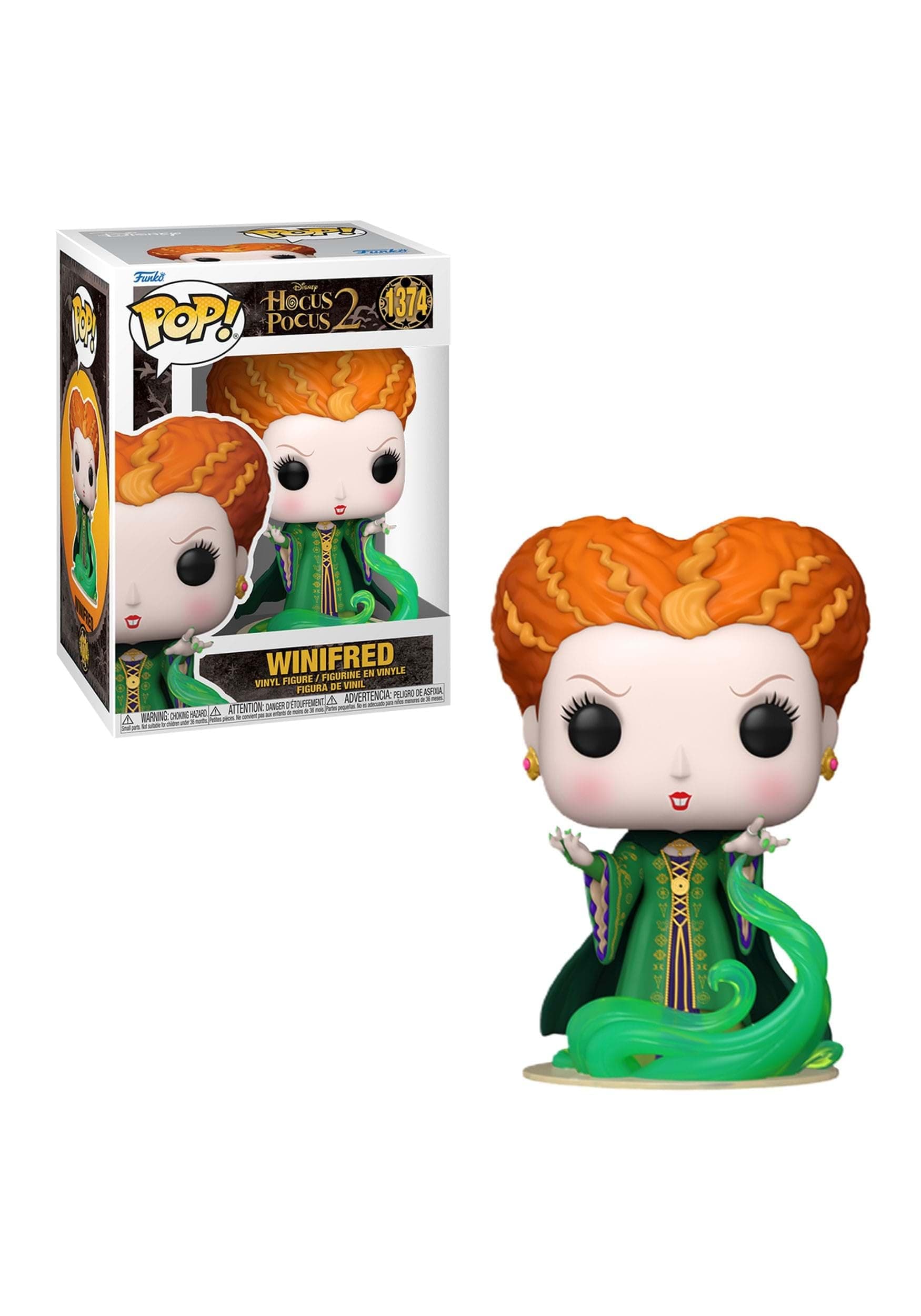 Funko Pop! Disney: Disney Hocus Pocus 2- Winifred Sanderson - (Smoke) - Collectable Vinyl Figure - Gift Idea - Official Merchandise - Toys for Kids & Adults - Horror Fans