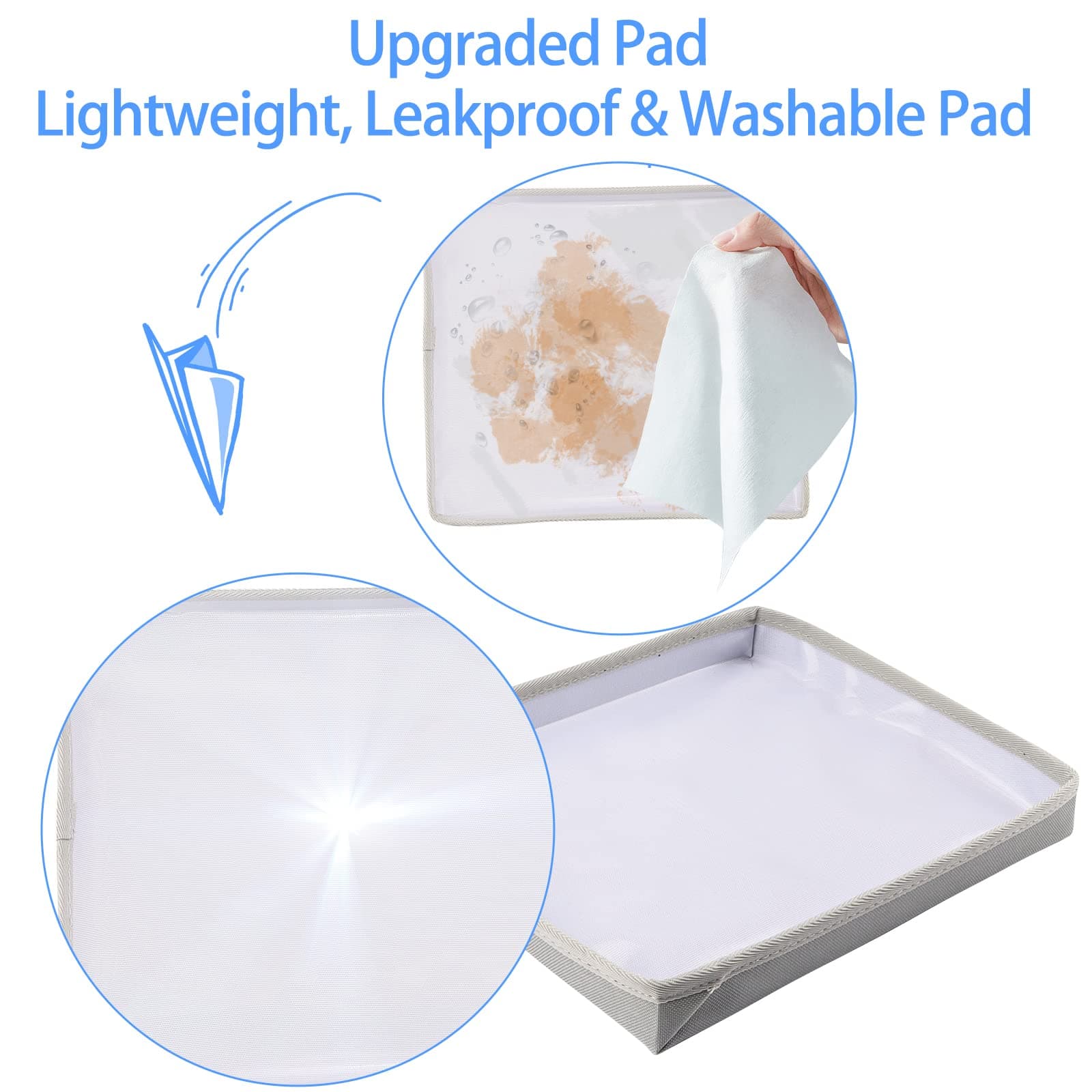 Bird Carrier Backpack - Pet Travel Cage with Upgraded Tray and Standing Perches, Breathable & Portable, for Small Birds, Green Cheek, Cockatiel, Parrot (Grey)