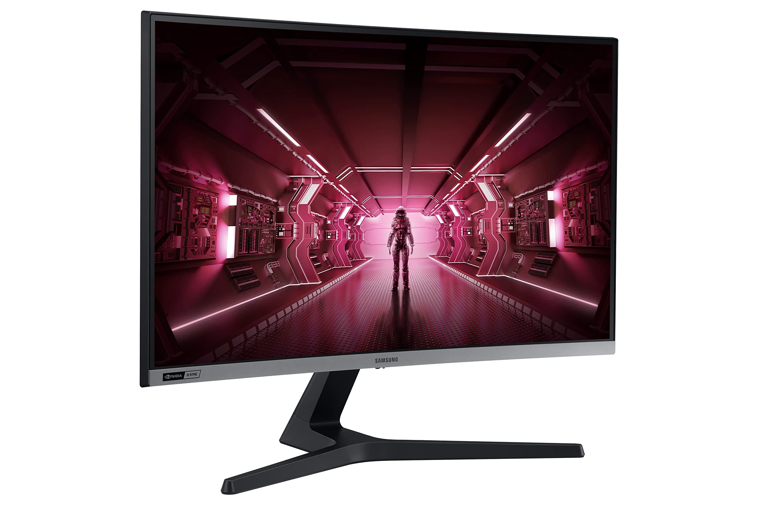 SAMSUNG 27-Inch CRG5 240Hz Curved Gaming Monitor (LC27RG50FQNXZA) – Computer Monitor, 1920 x 1080p Resolution, 4ms Response Time, G-Sync Compatible, HDMI,Black
