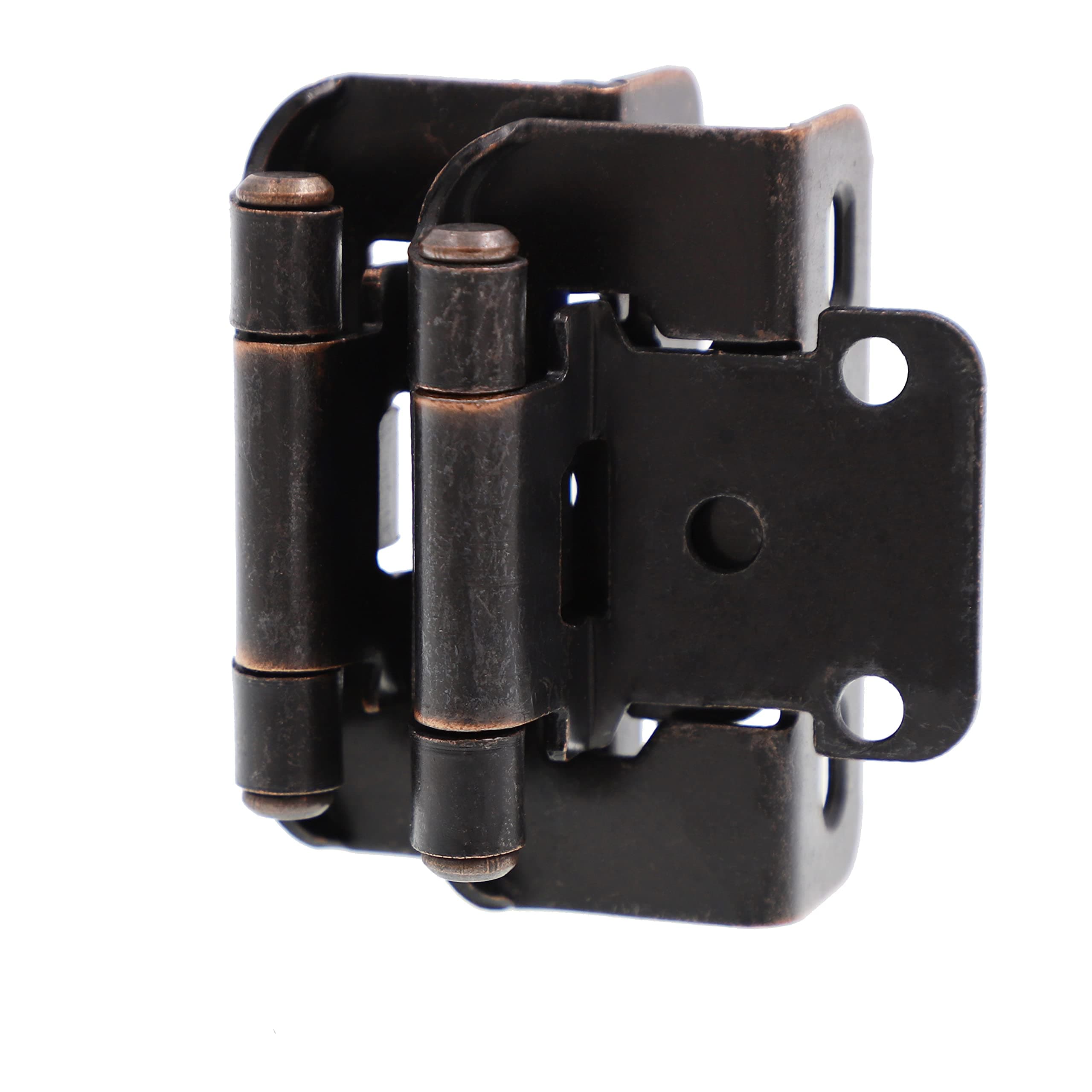 DecoBasics KN16AC10 1/2" Overlay 3/4" Frame Partial Semi Wrap Cabinet Hinge, Oil Rubbed Bronze