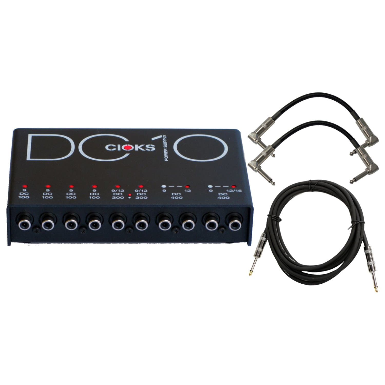 CIOKS DC10 10-Outlet Power Supply w/ 3 Cables