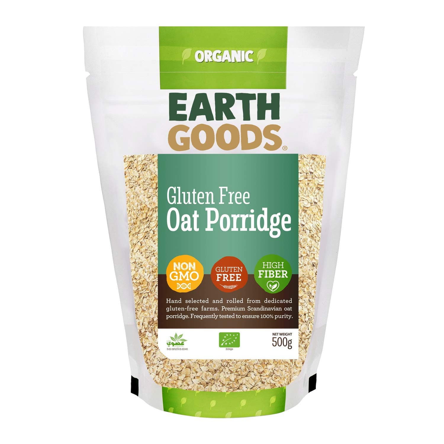 Earth Goods Organic Oat Porridge Gf 500g