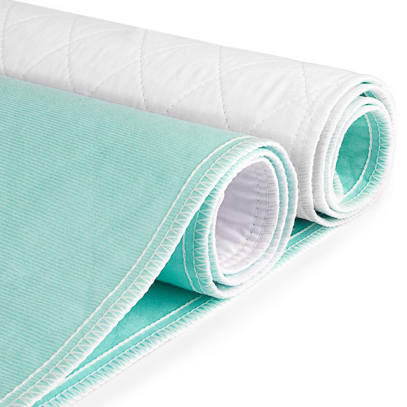 Waterproof Bed Pads Incontinence Washable Reusable Bedwetting Mattress Protector Pad for Kids, Adults, Elderly, and Pets 34'' x 36'' (2 Pack)