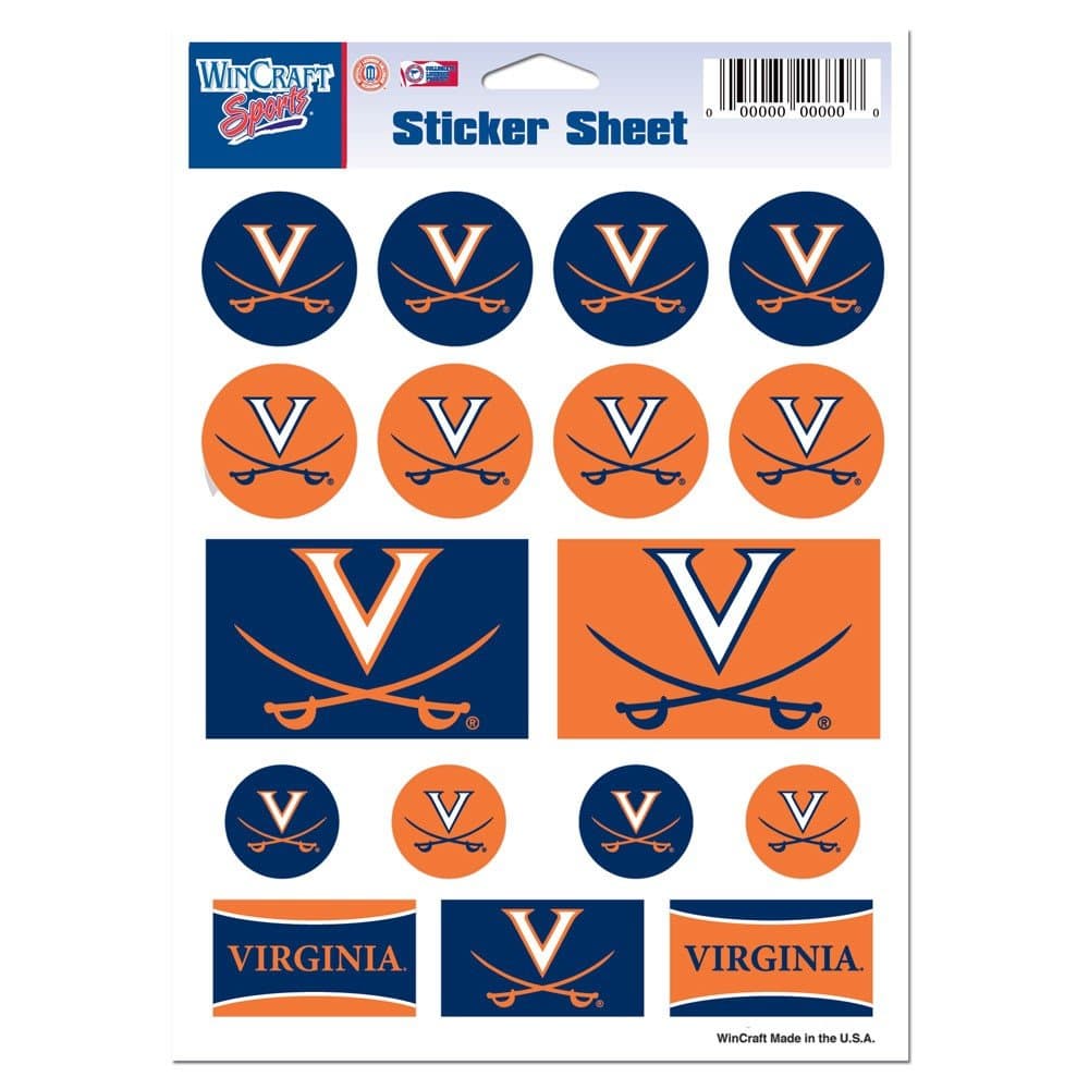 NCAA Vinyl Sticker Sheet
