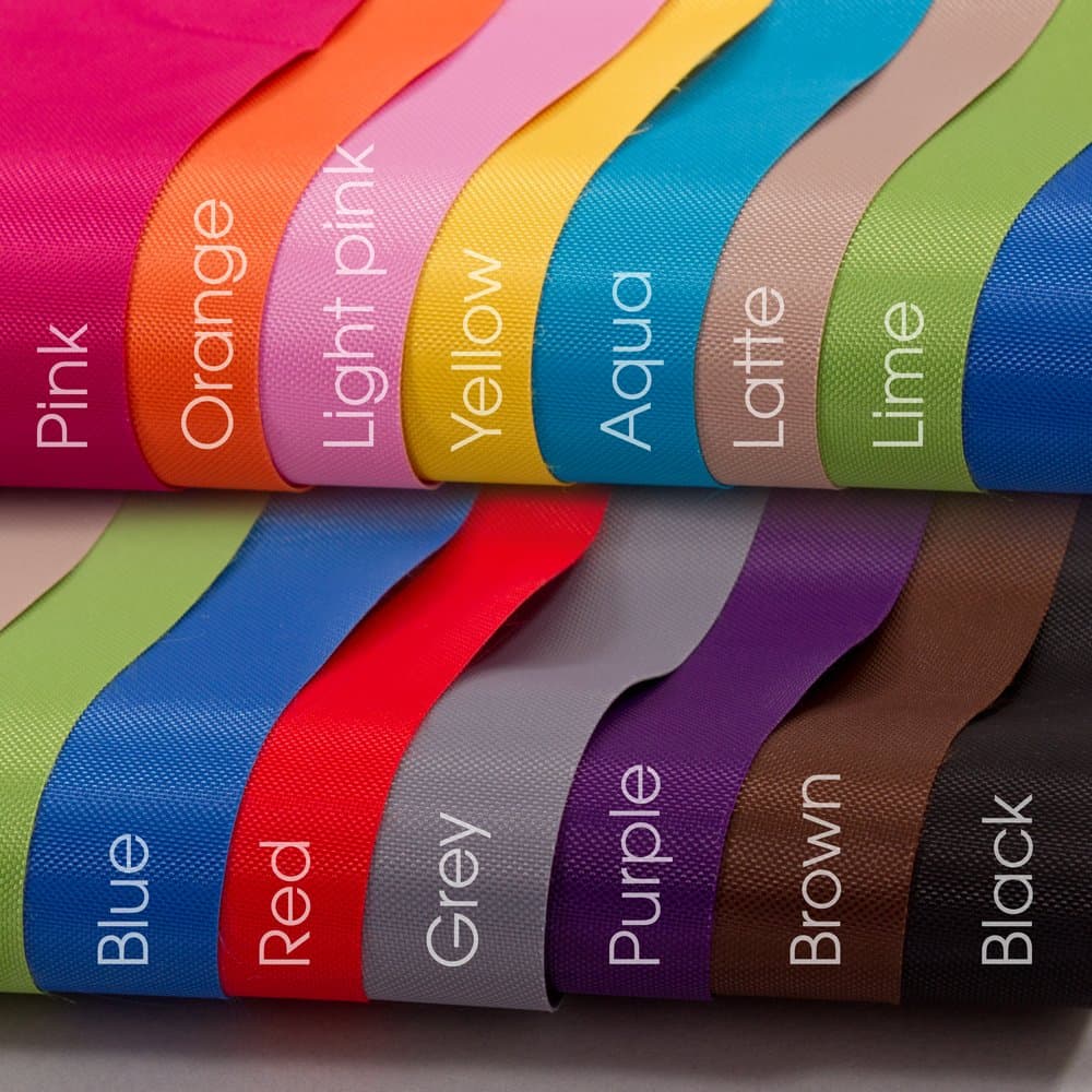 EU Fabrics Waterproof Polyester Fabric — Fire Retardant Cloth for Outdoor Garden Furniture, Awnings, Covers or Patches — Perfect Sewing Material for Crafts and Hobbies — 1 m² (Pink)